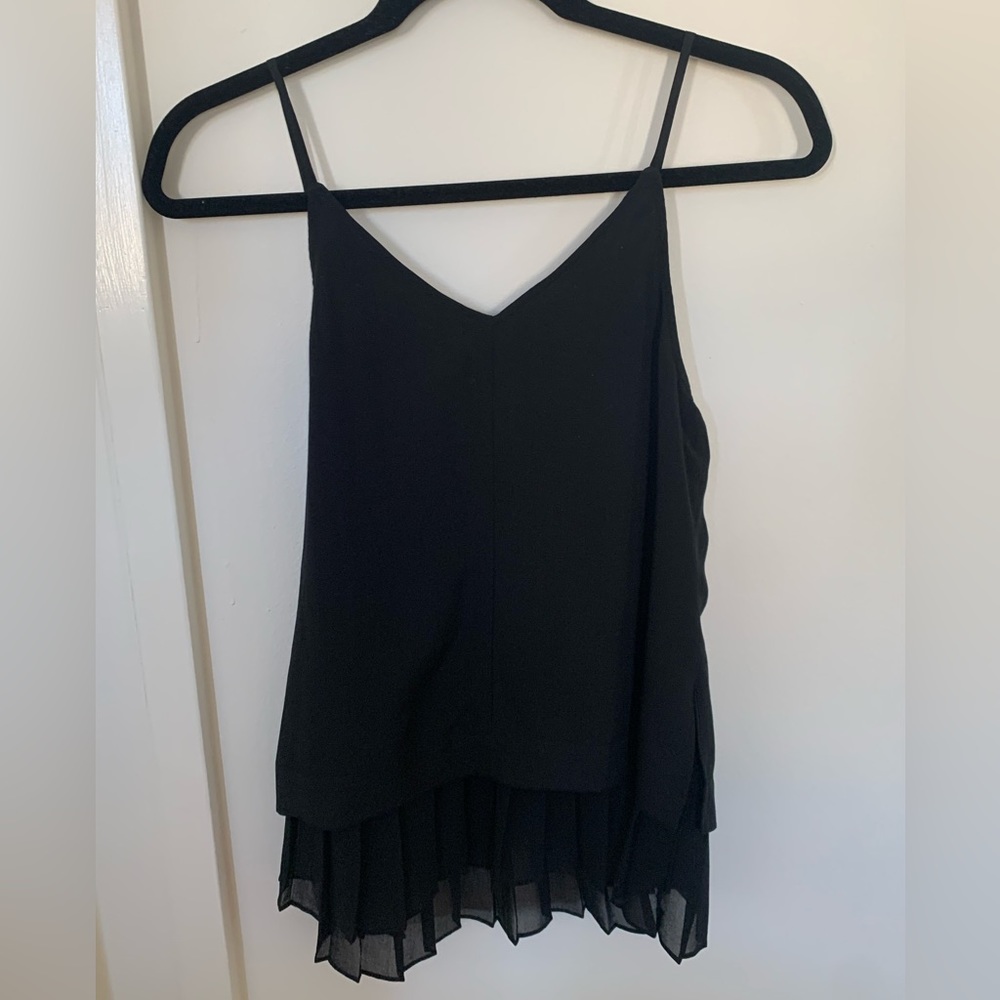 Black spaghetti strap Chelsea 28 top